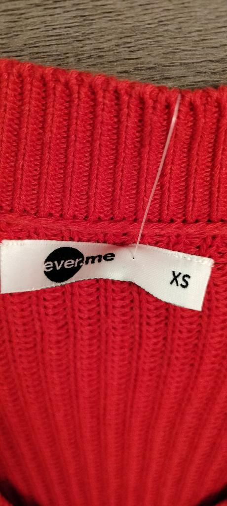 Sveter xs/s vínovo červená, takko,xs