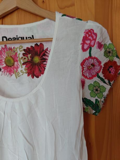 Desigual originál vyšívané letne minišaty, desigual,m