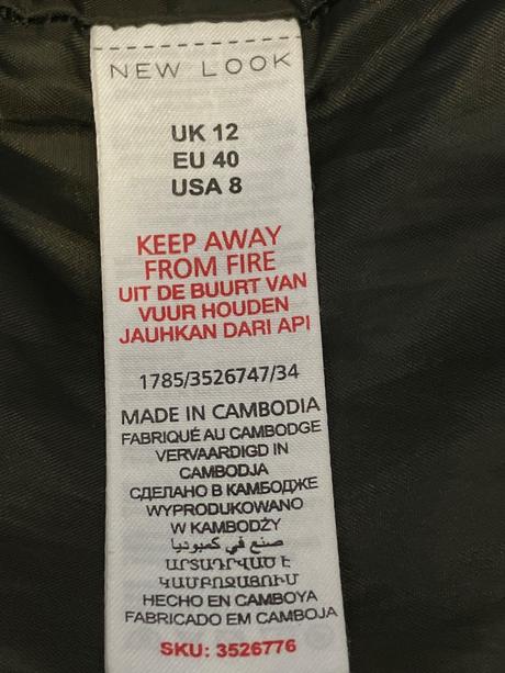 Dámska sukňa so zipsom zimná tmavozelená (40), new look,l