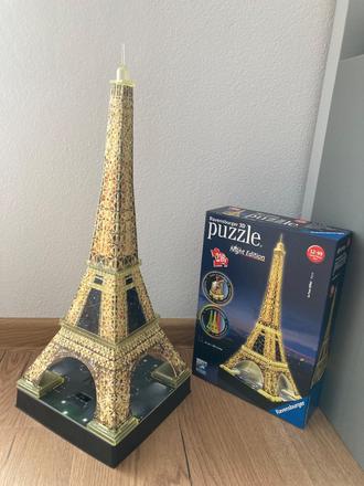 3d puzzle 216 - eiffelova veža,
