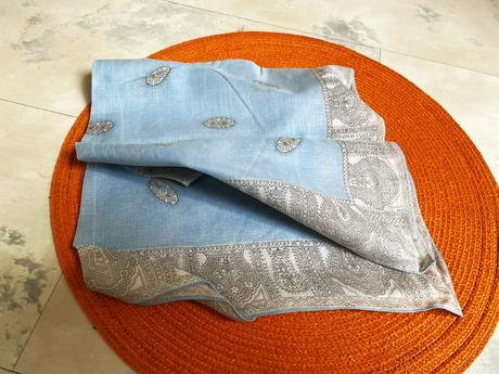 Batistová šatka na krk, xl