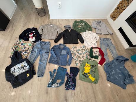 Velky balik veci pre chlapca velkost 134/140, 122–134