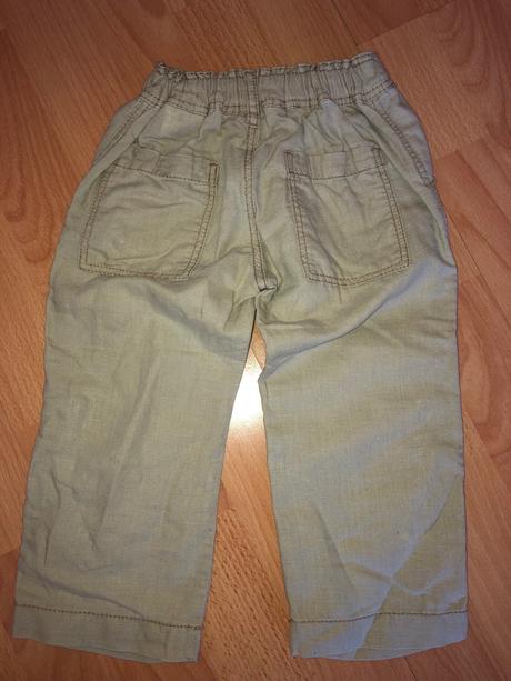 Letné lanové nohavice, h&m,92