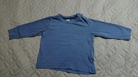 Tmavomodre tricko s dlhym rukavom, dopodopo,80