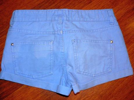 Modré h&m kraťasky, h&m,146