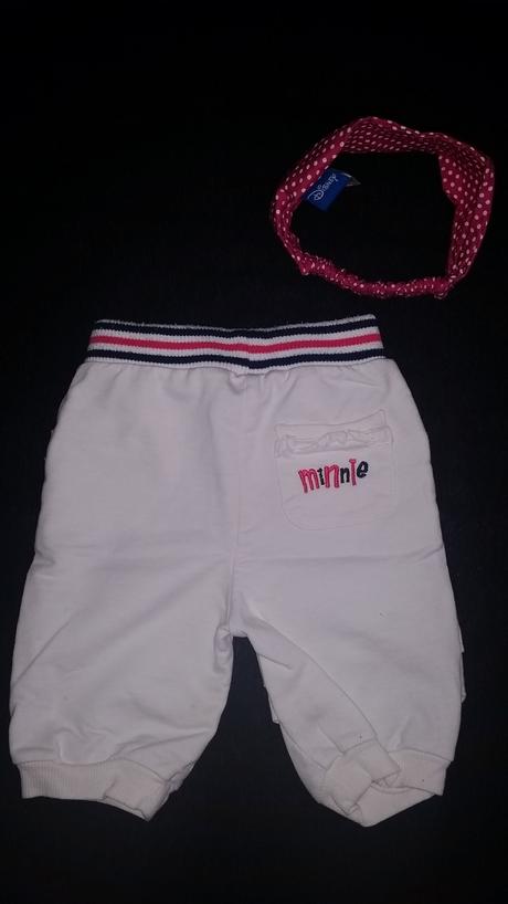 Trištvrtáky minnie+ čelenka, disney,80