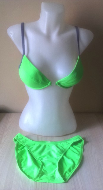 2-dielne plavky neónové s/36a, victoria's secret,36