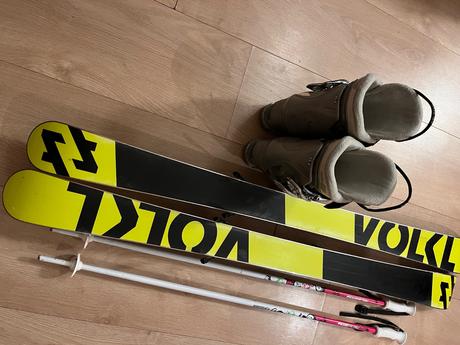 Lyže volkl lyžiarky salolomon, volkl,120-129 cm