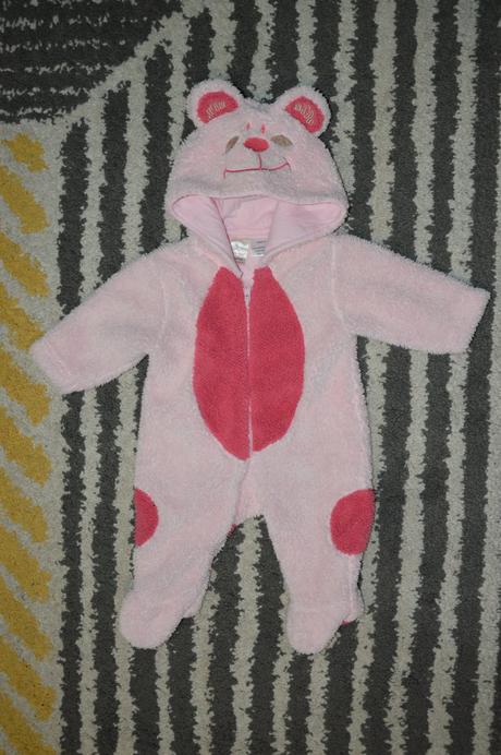 Newborn flísový overal, tiny ted,50