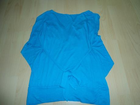 Tyrkysove volne damske tricko, m