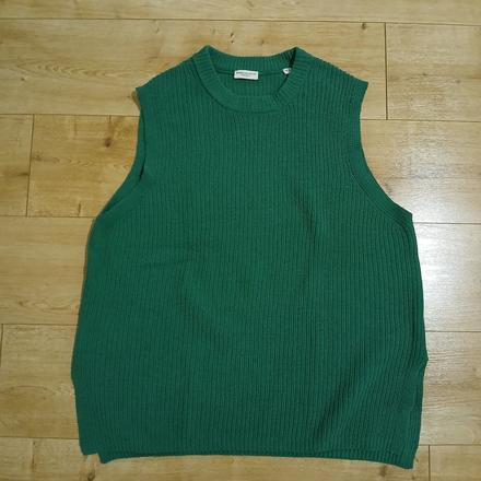 Zelená pletená vesta, tchibo,46