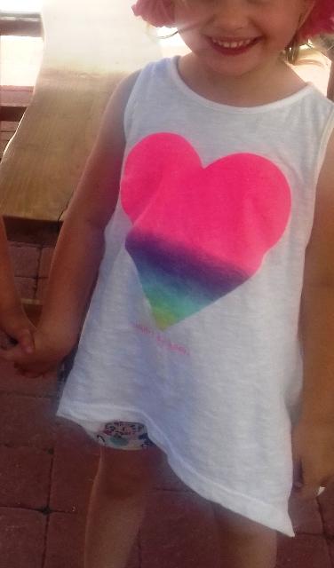 Tričko so srdiečkom-110, takko,110