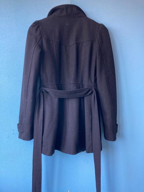 Čierny kabat, h&m,34