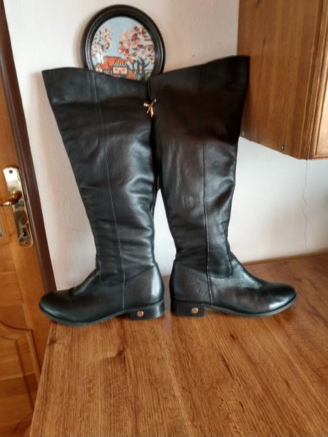 Cizmy z pravej koze oteplene kozus.zn.dva pouzite, 39