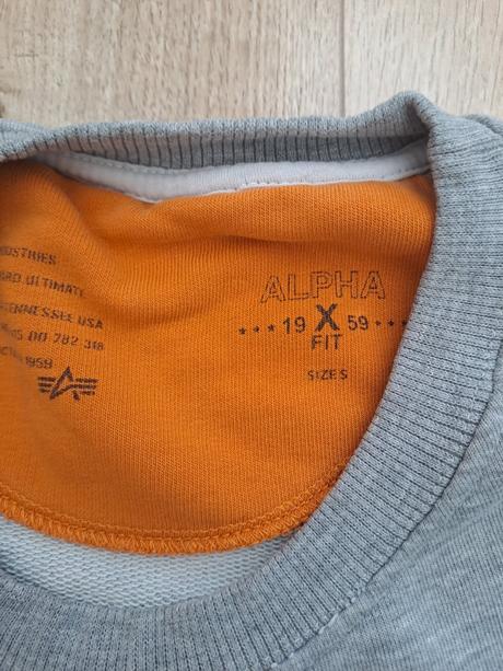 Mikina alpha industries, s