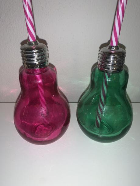 2 poháre so slamkou-ziarovky, 