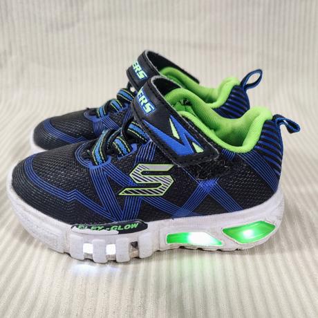 Skecher 22 svietiace tenisky modré, skechers,22