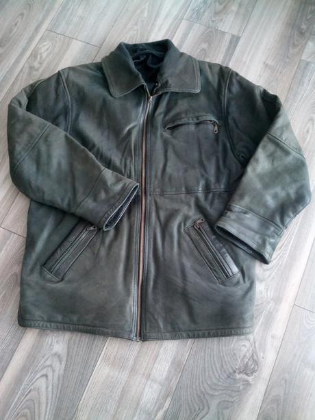 Kožená bunda, s