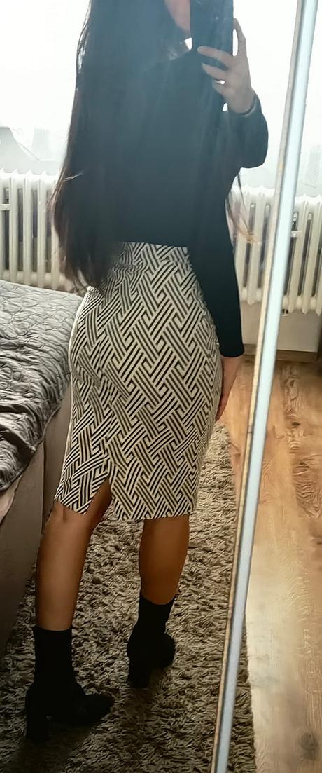 Zara svetrova sukňa, zara,s