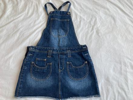 Riflová sukňa na traky, kipsta,170