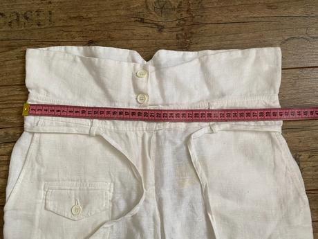 Ľanové letné etno/boho historické nohavice, kookai,s