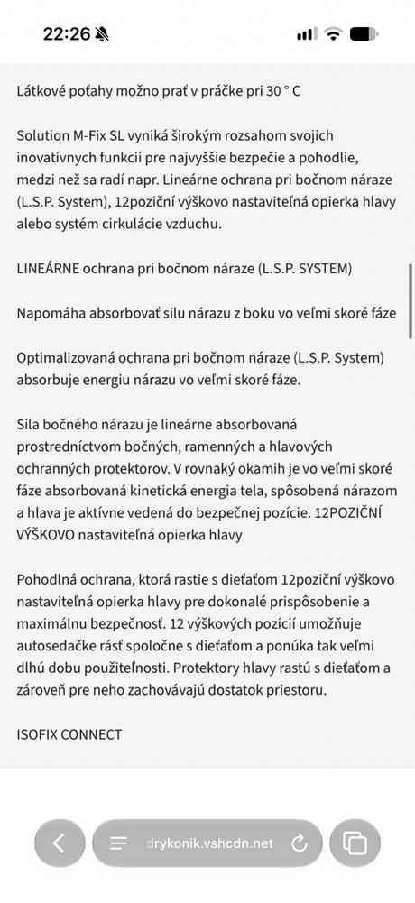 Autosedačka cybex solution m fix, cybex