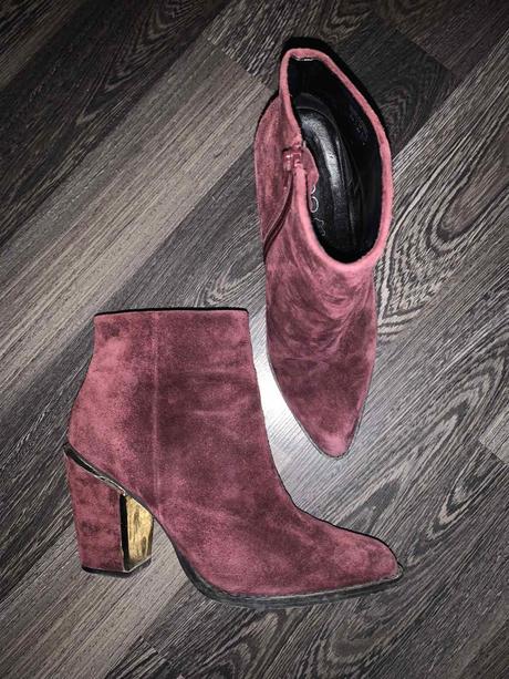 Kožené kotníkové čižmy aldo, 37