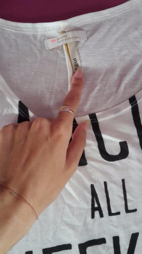 Crop top bershka, bhs,s