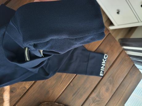 Pinko úpletové značkové tepláky s-m, pinko,m