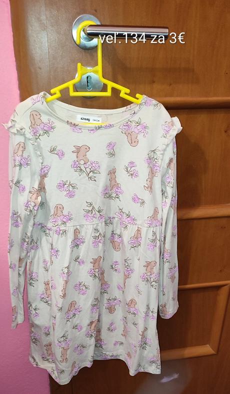 Šaty s dlhým rukávom veľ 134, sinsay,134
