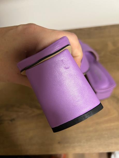 Fialové šľapky migato, 38