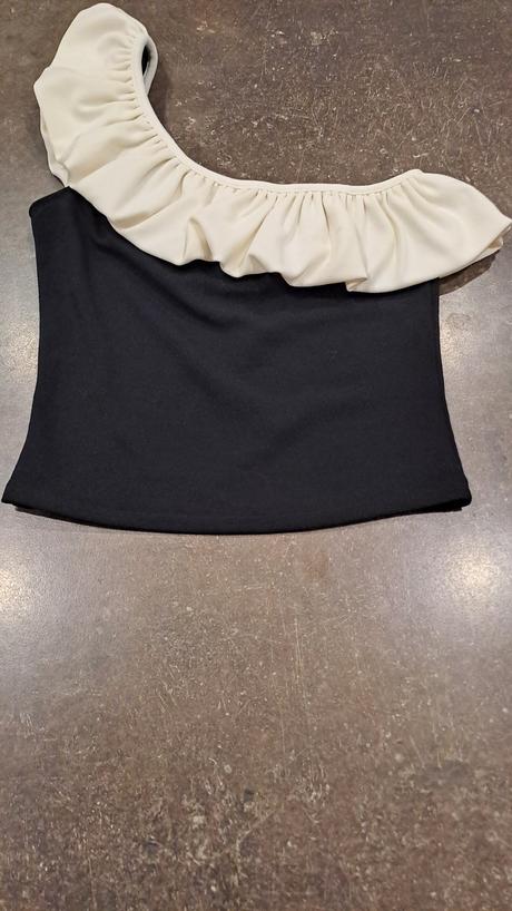 Volánikový top, h&m,s