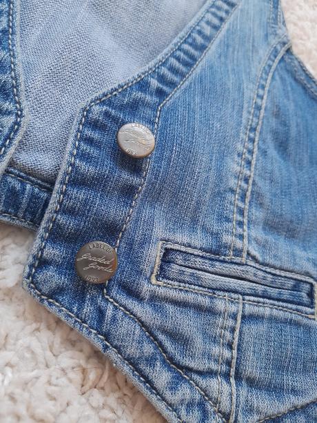 Riflová vesta h&m, h&m,128