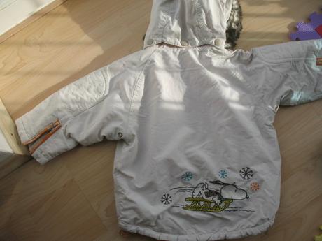 Bundička s kapucňou zn.snoopy, h&m,80