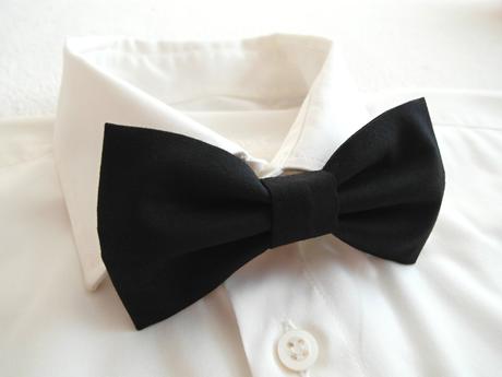 Motýlik čierny+bordový, 