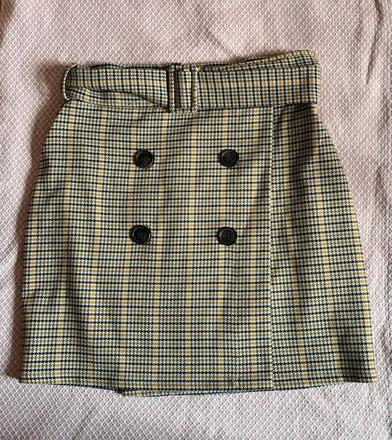 Károvaná minisukňa, tally weijl, m/38, tally weijl,m