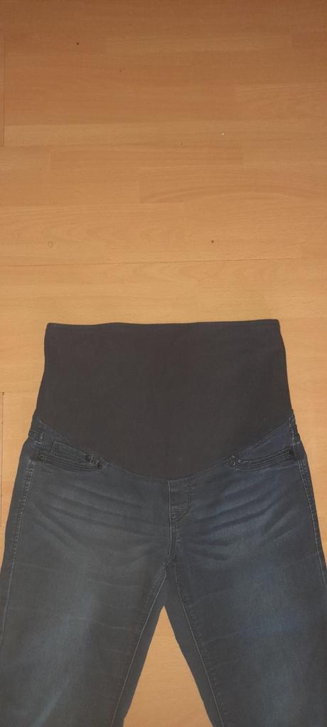 Rifle tehotenske, denim,36