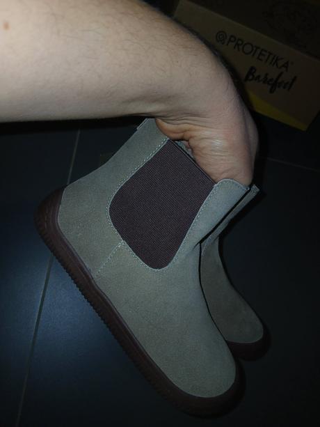 Jarné kotničky celokožené barefoot, protetika,33