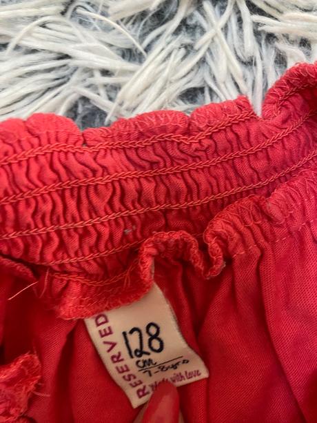 Dievčenský top s dlhým rukávom, reserved,128