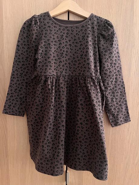 2x šaty s dlhým rukávom 110/116, h&m,110