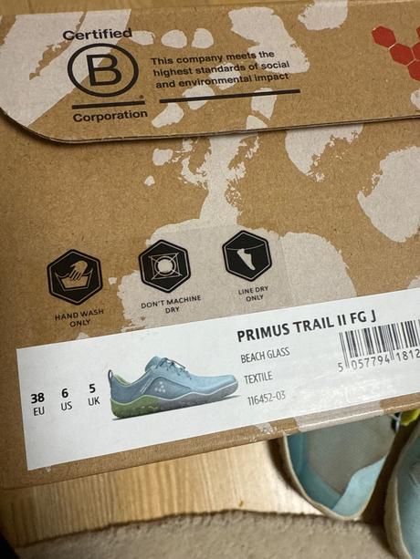 Vivobarefoot primus trail ii fg junior, vivobarefoot,38