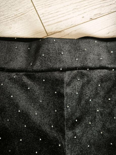 Zamatové nohavice s trblietkami, reserved,140