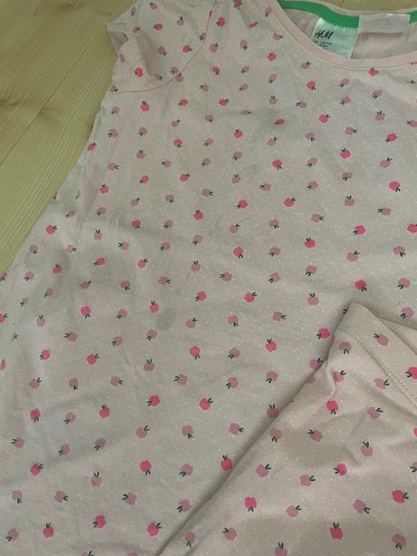 Pyžamko jabĺčko 8-10 rokov, h&m,140