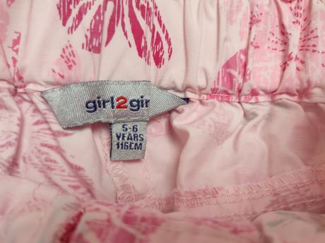 Nohavice letné dlhe ,daju sa skrátiť na 3/4, girl2girl,116