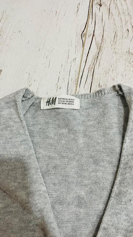 Detsky kardigan 110/116, h&m,110