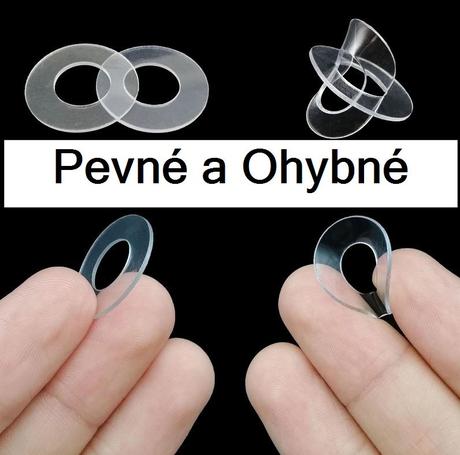 Podložky na plexi na moto -2 druhy -pevné a ohybné,