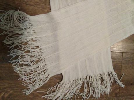 Teplý zimný šál, l