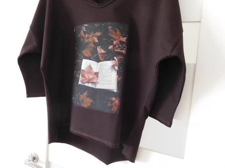 Tričko s dlhým rukávom ležerného strihu-m/l bavlna, m