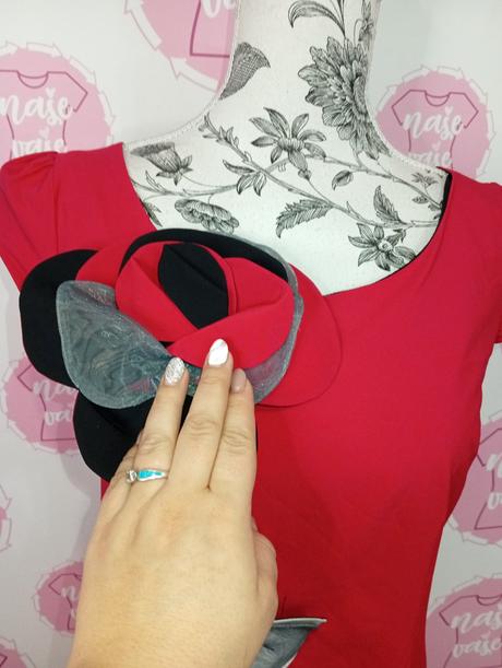 Šaty m/l s 3d kvetmi, m