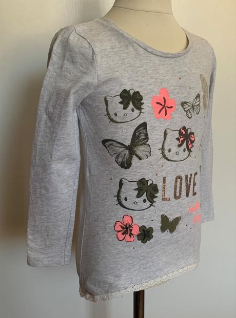 George šedé tričko s hello kitty, george,116